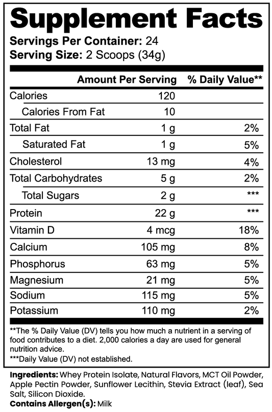 Advanced 100% Armwrestling Whey Protein Isolate (Mountain Vanilla)